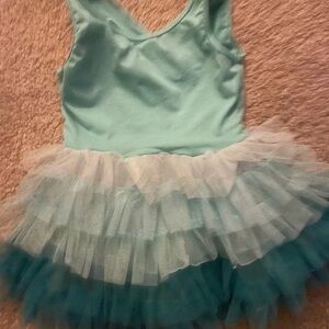 Revolution Aqua and White Layered Tutu Costume
